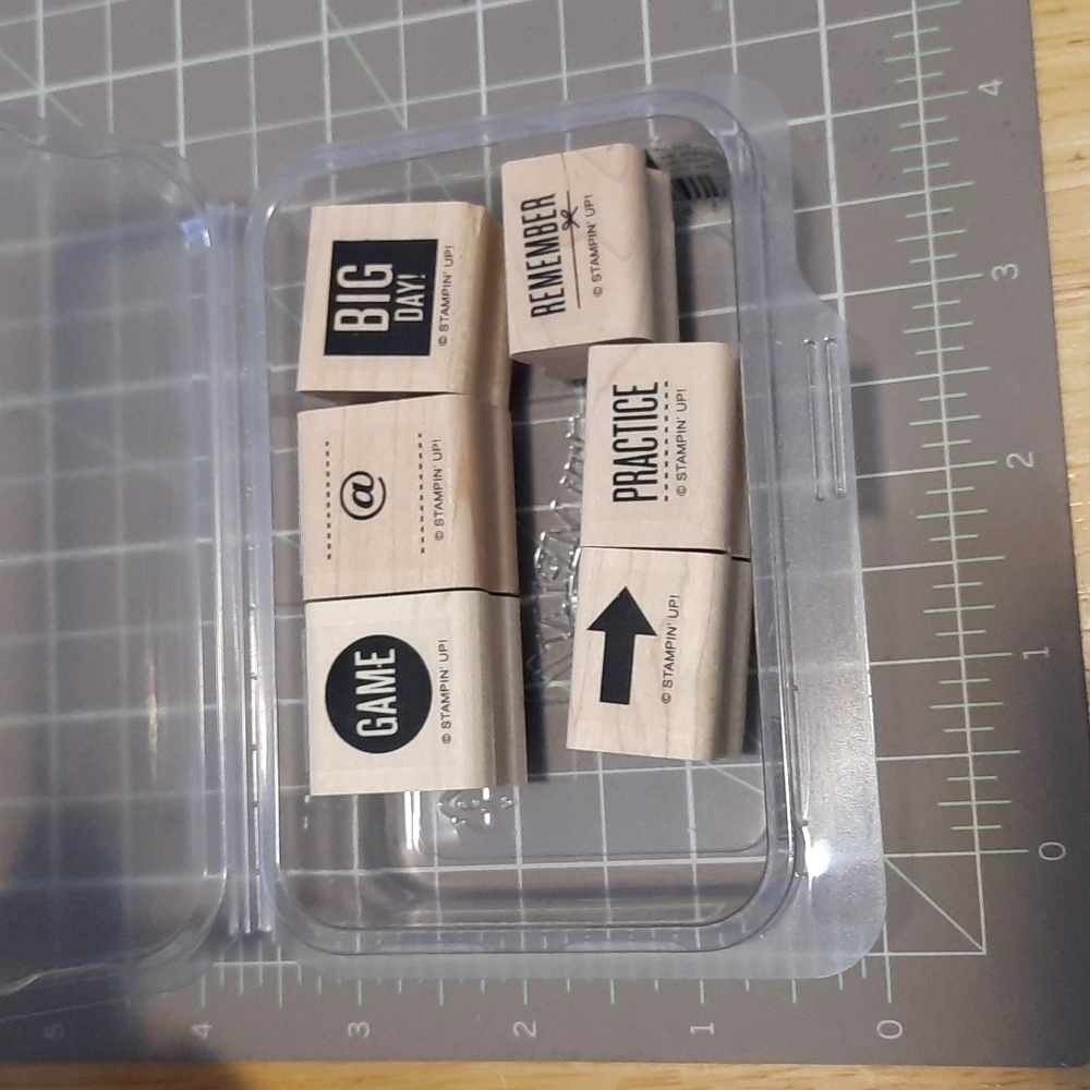 Cute Cues Rubber stampin up set of 6